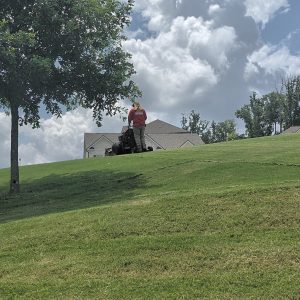 Residential lawn mowing service delivering excellent results in Buford