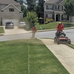 Expert lawn mowing service in Buford GA keeping yard pristine